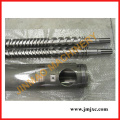 parallel double barrel screw for pvc pipe extrusion machine
